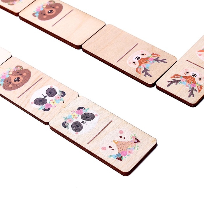 Настольная игра &laquo;Домино. Животные&raquo;