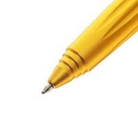 Ручка шариковая металлическая Calligrata "Тактическая", поворотная, золотистая