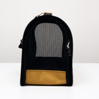 Сумка - переноска для животных "Улыбка", коричневая, размер M, 40 х 21 х 27 см, коричневая Сумка - переноска для животных "Улыбка", коричневая, размер M, 40 х 21 х 27 см, коричневая