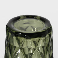 Набор стаканов стеклянных Magistro &laquo;Круиз&raquo;, 350 мл, 8&times;12,5 см, 6 шт, цвет зелёный