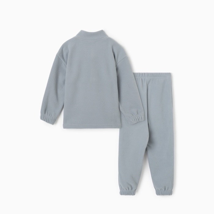 Костюм флисовый детский (джемпер и брюки) MINAKU цвет серый, рост 80-86 см Костюм флисовый детский (джемпер и брюки) MINAKU цвет серый, рост 80-86 см