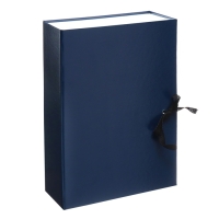 Короб архивный с завязками А4, Calligrata, 100 мм бумвинил, до 800 листов, синий Короб архивный с завязками А4, Calligrata, 100 мм бумвинил, до 800 листов, синий