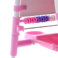 Доска знаний-мольберт 2 двусторонний ДЗМ2/РЗ розовый-2