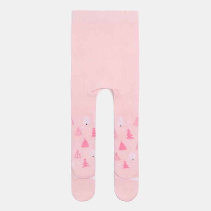 Колготки Крошка Я Колготки Крошка Я "Ёлочки", розовый, рост 62-68 см