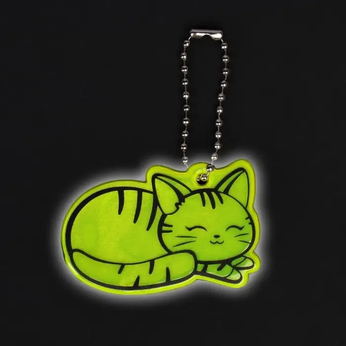 Светоотражающий элемент &laquo;Кошечка&raquo;, двусторонний, 5.5&times;3.7 см, МИКС