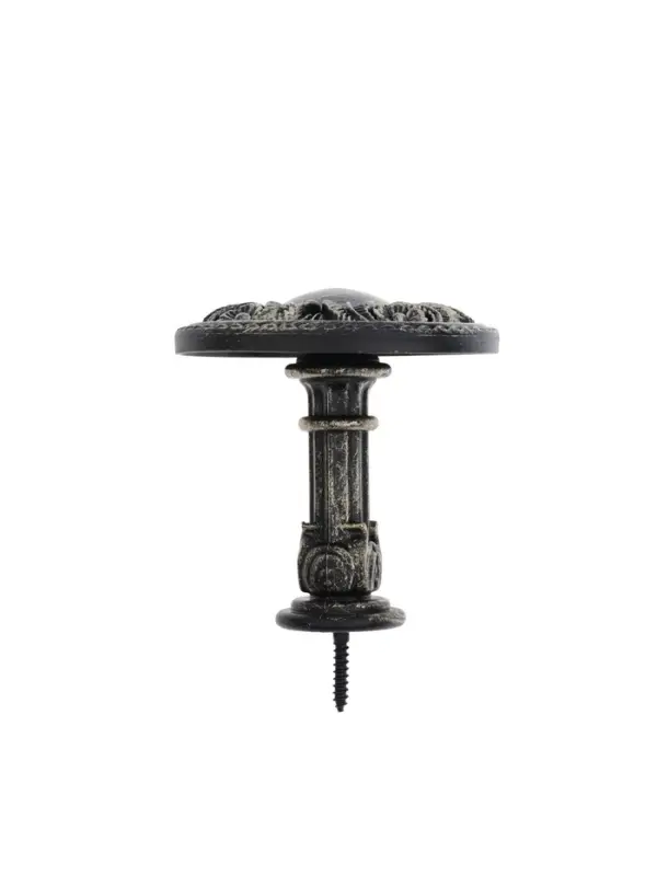 Крючок для штор CAPPIO KS031, d=95 мм, цвет черное золото, 2 шт