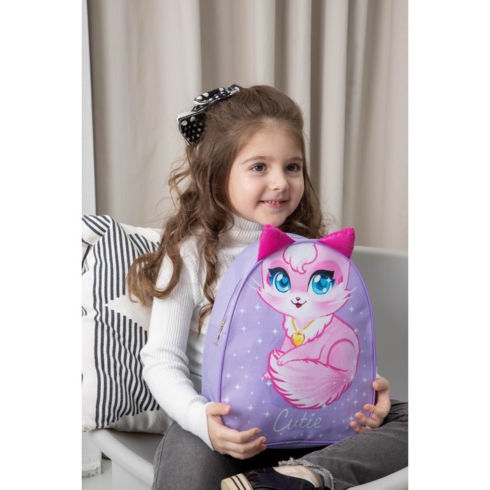 Рюкзак детский для девочки &laquo;Кошечка&raquo;, 30х25 см