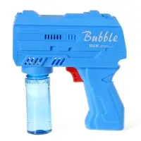 Генератор мыльных пузырей &laquo;Пистолет&raquo;, световые эффекты, работает от батареек, синий
