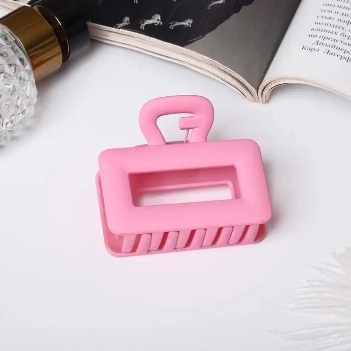 Крабик для волос &laquo;Призма&raquo;, квадрат, 6.5 см, МИКС