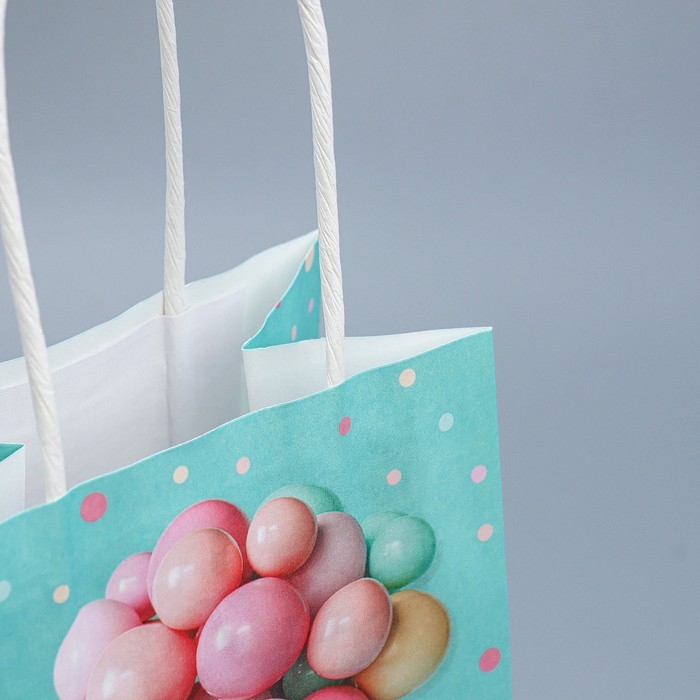 Пакет подарочный крафтовый, упаковка, &laquo;Подарок для тебя&raquo;, 12 х 21 х 9 см