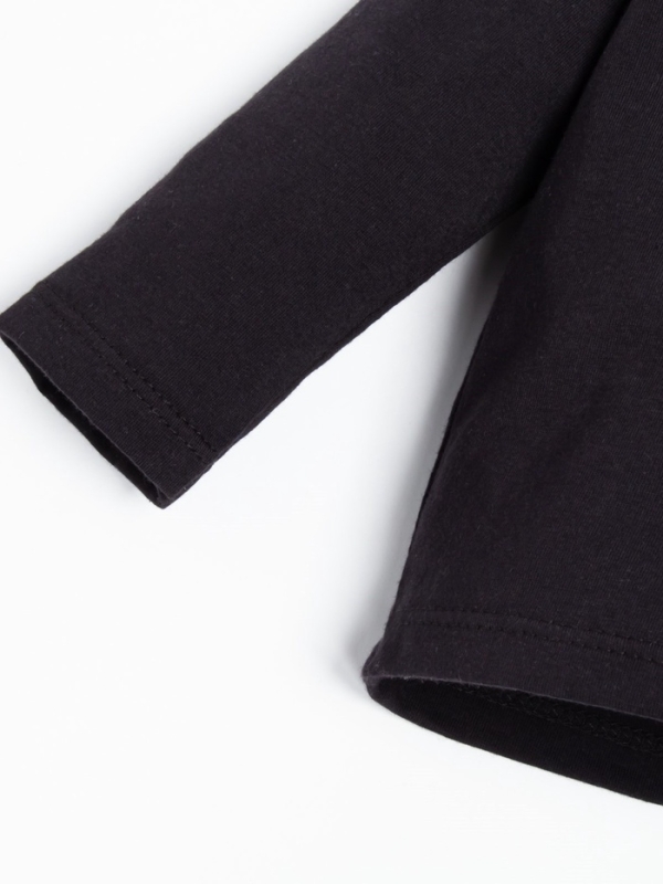 Лонгслив Крошка, Я Little Boss, рост 74-80 см, чёрный