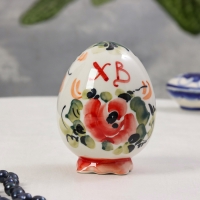 Сувенир «Яйцо на ножках», гжель, цвет, 10х7 см Сувенир «Яйцо на ножках», гжель, цвет, 10х7 см