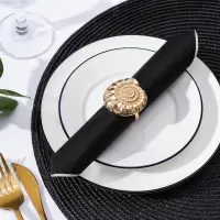 Кольцо для салфетки Nature, 4,5&times;5&times;4,5 см, цвет золотой