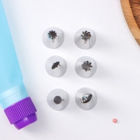 Набор кондитерский, 8 предметов: мешок, адаптер, 6 насадок d=3 см