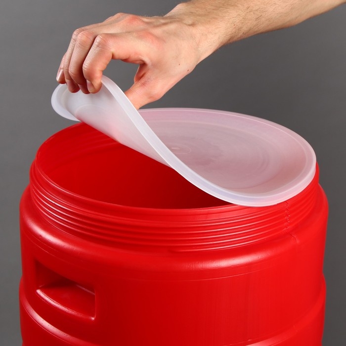 Бочка пищевая, 18 л, горловина 27 см, с крышкой, цвет МИКС Бочка пищевая, 18 л, горловина 27 см, с крышкой, цвет МИКС