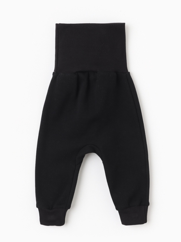 Ползунки-штанишки Крошка Я "Little Boss", рост 68-74 см, черный