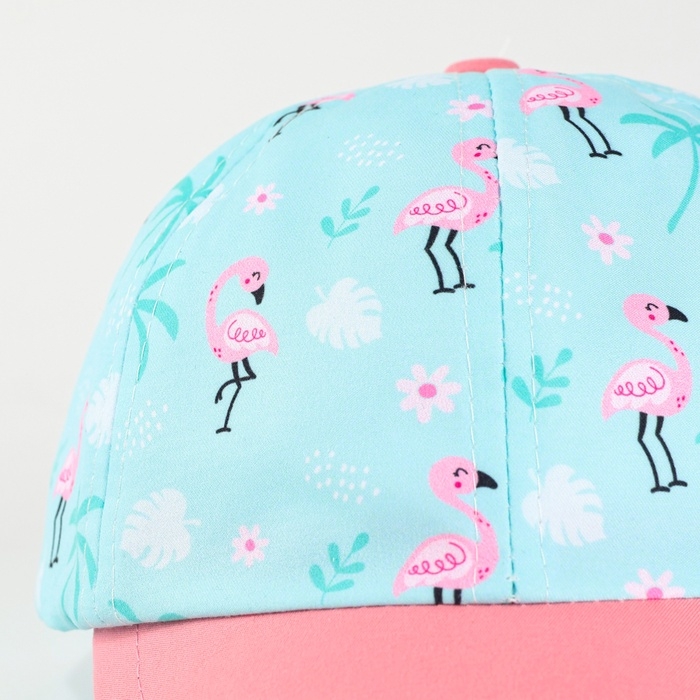 Кепка детская для девочки &laquo;Фламинго&raquo;, р-р. 48-50