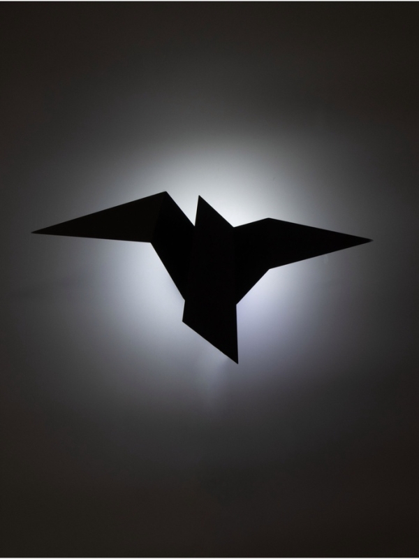 Светильник Crow 1х10Вт GU10 черный 35х18х10см