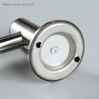 Держатель для полотенец одинарный, 61&times;5&times;8,5 см, цвет хром