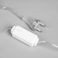 Светодиодная фигура &laquo;Снежинка&raquo; 80 &times; 80 см, пластик, 220 В, 8 режимов, свечение тёплое белое