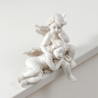 Сувенир полистоун "Спящие ангелы" МИКС 11х6,5х11,5 см