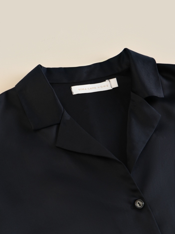 Костюм домашний женский (рубашка и шорты) SL HOME р. M, черный