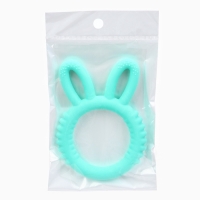 Прорезыватель силиконовый для зубов Крошка Я &laquo;Зайка&raquo;, цвет МИКС