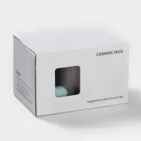 Кружка &laquo;Воздух&raquo;, 300 мл, керамика, цвет фиолетовый и голубой