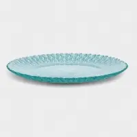 Тарелка "РЕТРО БРИЗ" 21 см, голубой цвет