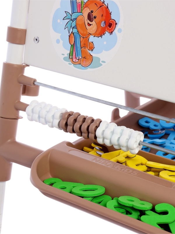 Доска знаний-мольберт 2 двусторонний ДЗМ2/БЖ бежевый