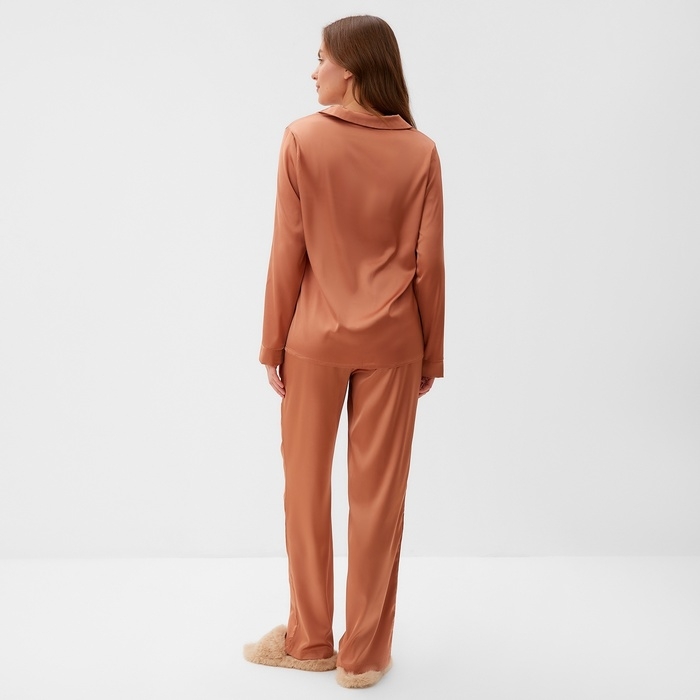 Пижама женская (рубашка и брюки) KAFTAN Terracotta р. 52-54