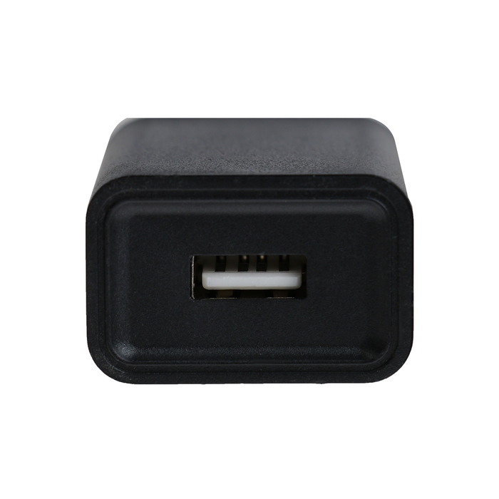 Сетевое зарядное устройство  GQ-1, USB, 2.4 А, чёрное