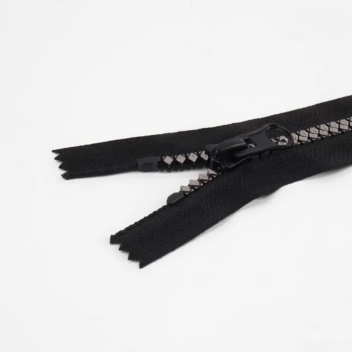 Молния &laquo;Трактор&raquo;, №8, неразъёмная, замок автомат, 18 см, чёрная