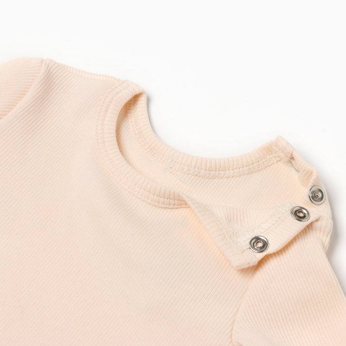 Комплект боди детских MINAKU: Basic Line BABY, цвет молочный/кремовый, рост 80-86