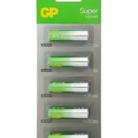Батарейка алкалиновая GP Super, AA, LR6-5BL, 1.5 В, технология G-Tech, блистер, 5 шт.
