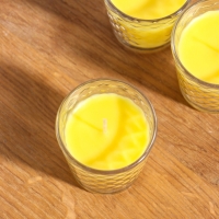 Свеча ароматическая в стакане (набор 3 шт) по 50 мл, 10 ч, 32 гр, СОЧНЫЙ МАНГО