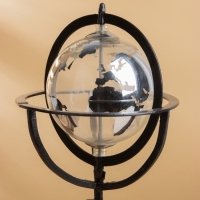 Глобус сувенирный &laquo;Мэджик&raquo;, 19&times;19&times;40.5 см, стекло, металл