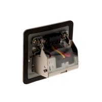 Розетка выдвижная, 16А, одноместная, 1 USB + 1 USB-C, цвет серебристый Розетка выдвижная, 16А, одноместная, 1 USB + 1 USB-C, цвет серебристый