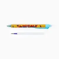 Ручка пластик пиши-стирай автоматическая "Boom!", синяя паста 0,7 мм