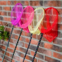 Сачок детский, ручка чёрный горох, 120 см, d=28 см, цвета МИКС Сачок детский, ручка чёрный горох, 120 см, d=28 см, цвета МИКС