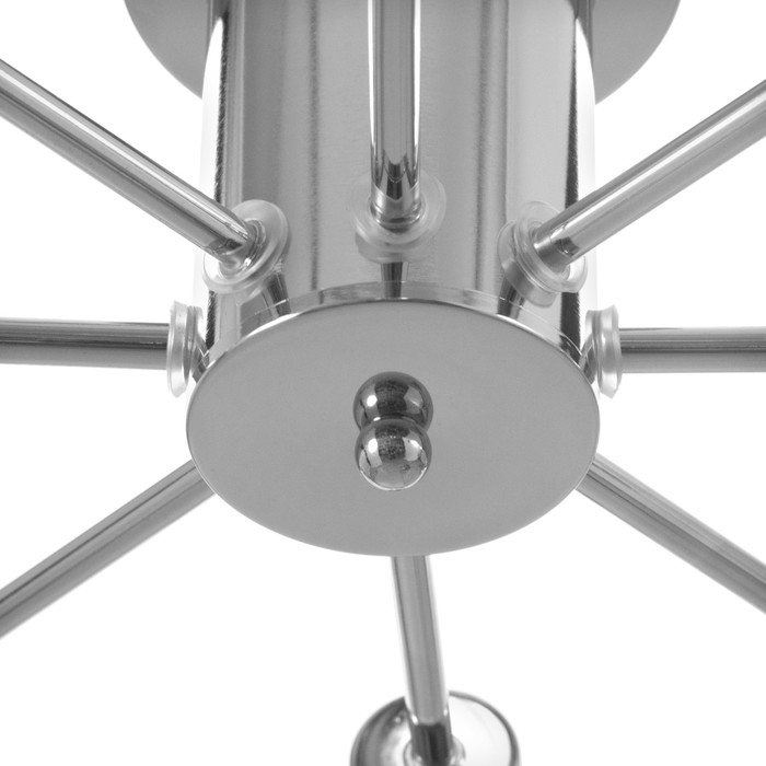 Люстра потолочная Люстра потолочная "Орион" 8х60Вт Е27 Цвет: Хром