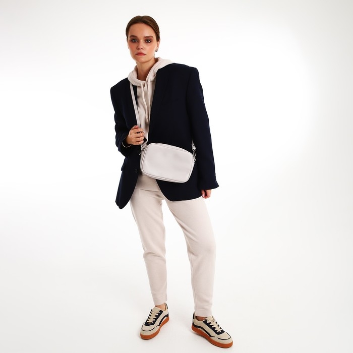 Сумка женская через плечо TEXTURA, маленький размер, цвет бежевый