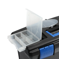 Ящик для инструмента ТУНДРА, 19", 490 х 275 х 240 мм, пластиковый Ящик для инструмента ТУНДРА, 19", 490 х 275 х 240 мм, пластиковый