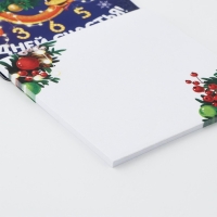 Магнит новогодний с блоком для записей &laquo;Новый год: Впереди 365 дней счастья&laquo;Новый год: , 8 х 14 см