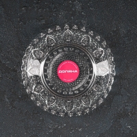 Блюдце стеклянное Доляна &laquo;Эльза&raquo;, d=12,7 см, цвет прозрачный