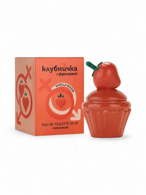 Туалетная вода женская Клубничка С Феромонкой Vanilla Boom, 50 мл