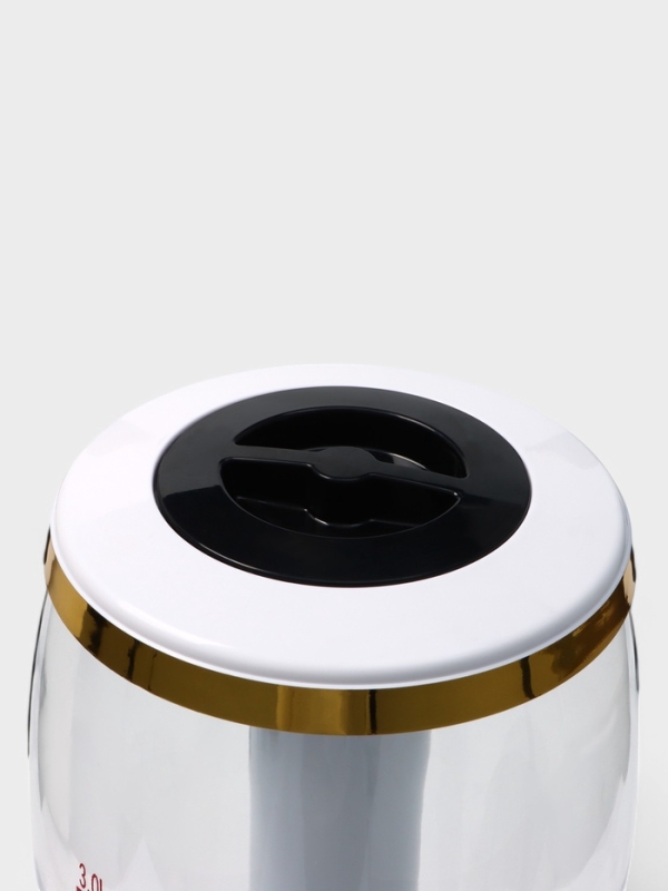 Башня пивная VaviloneDouble, 3 л, ёмкость для льда, подсветка, пластик, золотистая