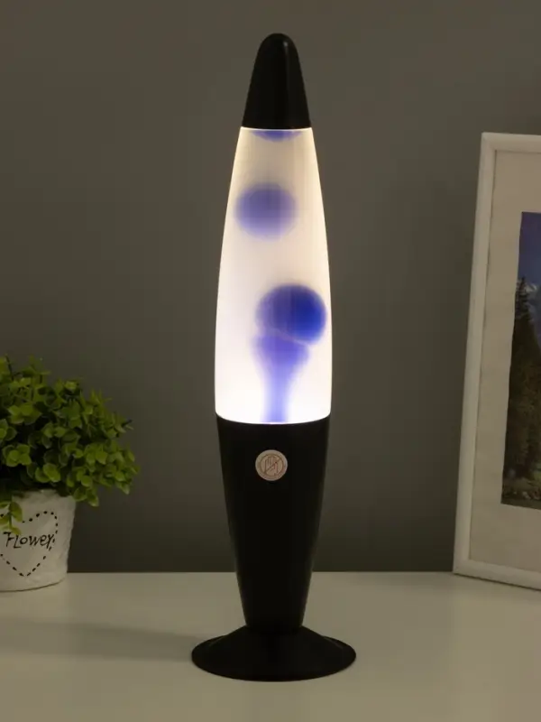 Светильник "Ракета" 1х30Вт Е14-R39, с диммером, (воск) чёрная 10,5х10,5х40 см