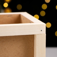 Подарочная коробка "Бандероль" деревянная с гвоздями и веревкой 20×16×15 см Подарочная коробка "Бандероль" деревянная с гвоздями и веревкой 20×16×15 см