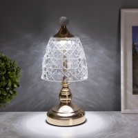 Лампа настольная &laquo;Элли&raquo; LED 10Вт золото 13,5х13,5х31см